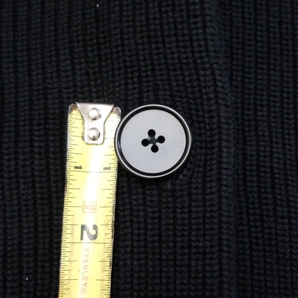 Talbots Petite Black Button Up Cardigan Small - Picture 2 of 5